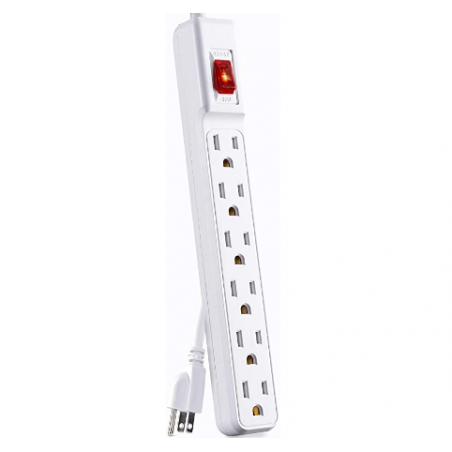 10 Packs Power Strip 6...