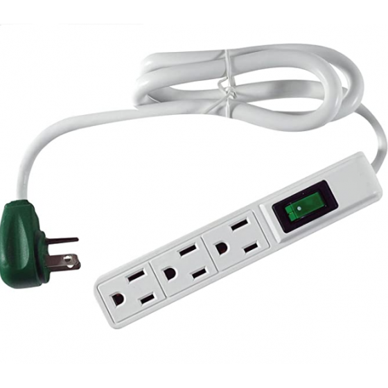 Sale 20 Packs of 3 Outlet Power Strip